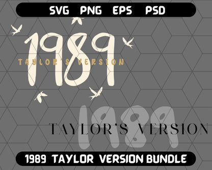 Taylor Swift 1989 SVG - 1989 Taylor Swift Shirt Design 