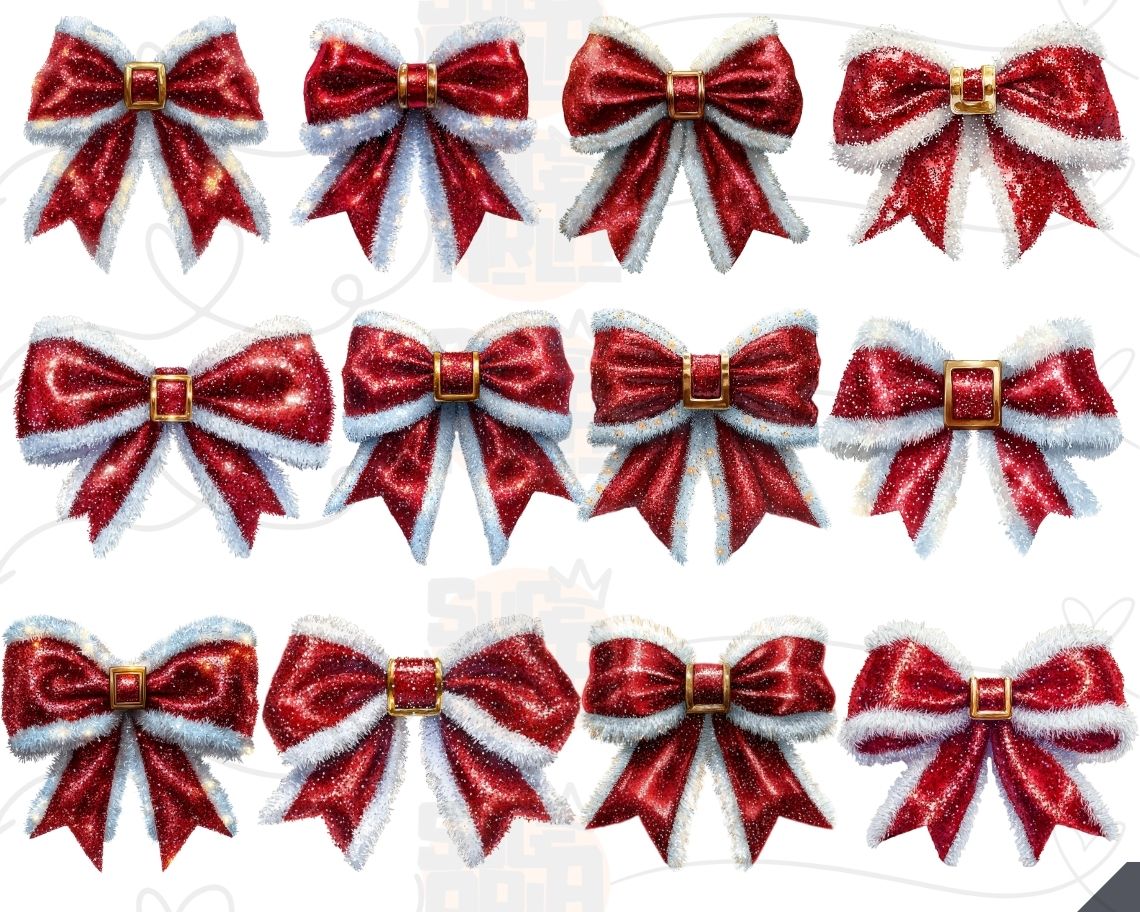 Christmas Coquette Bow Png Bundle, Coquette Christmas png, Christmas sublimation, Trending png, Merry Christmas png, Retro Christmas Png