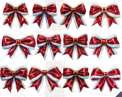 Christmas Coquette Bow Png Bundle, Coquette Christmas png, Christmas sublimation, Trending png, Merry Christmas png, Retro Christmas Png