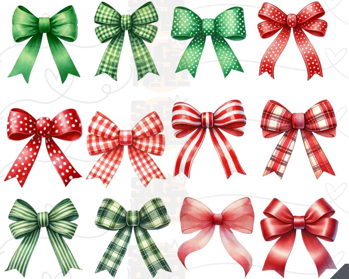 Christmas Coquette Bow Png Bundle, Coquette Christmas png, Christmas sublimation, Trending png, Merry Christmas png, Retro Christmas Png