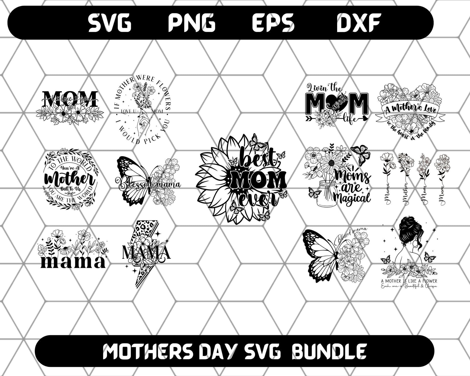 Mothers day svg Bundle - Mom svg bundle - Mama Svg bundle 