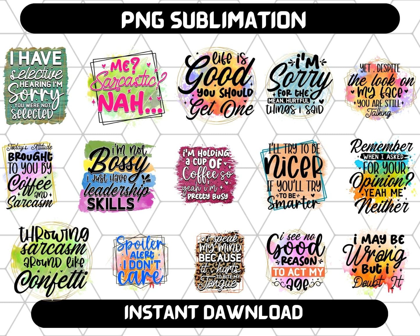 Sarcastic Sublimation Bundle 