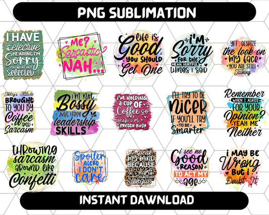 Sarcastic Sublimation Bundle 