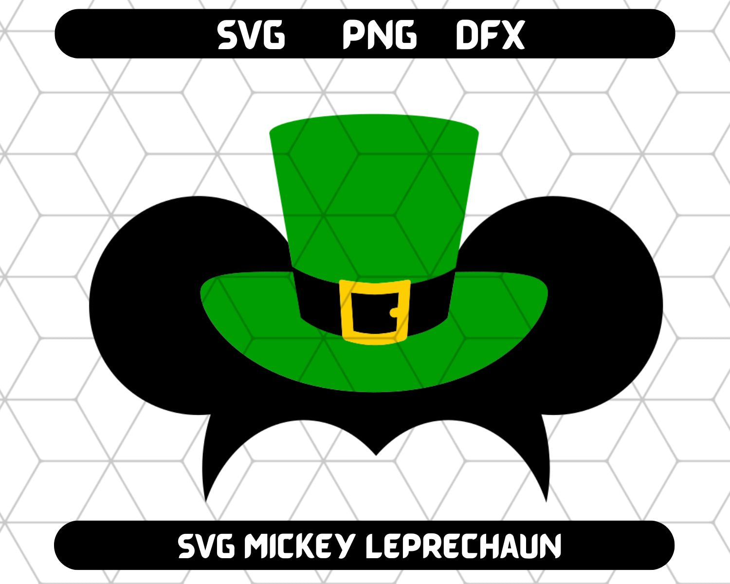 St Patrick's Day - Mickey Leprechaun SVG 