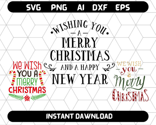 We wish you a Merry Christmas svg | Merry Christmas svg 