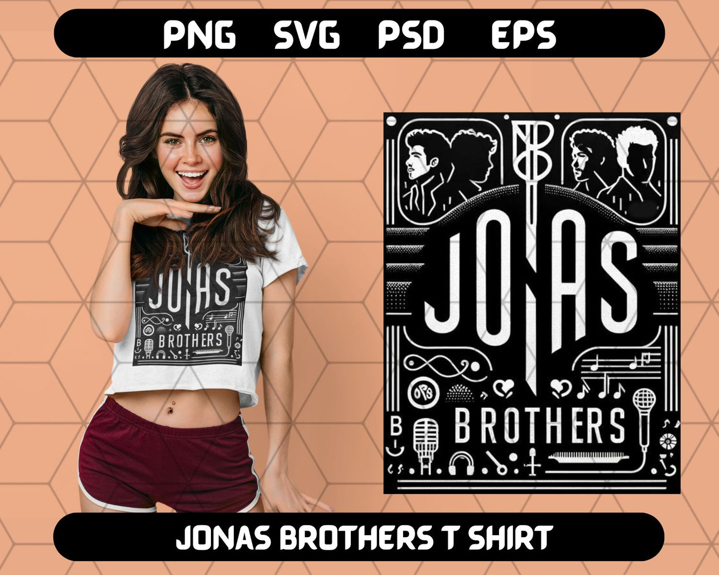 Jonas Brothers Svg - jonas brothers shirt design - jonas brothers t shirt design 