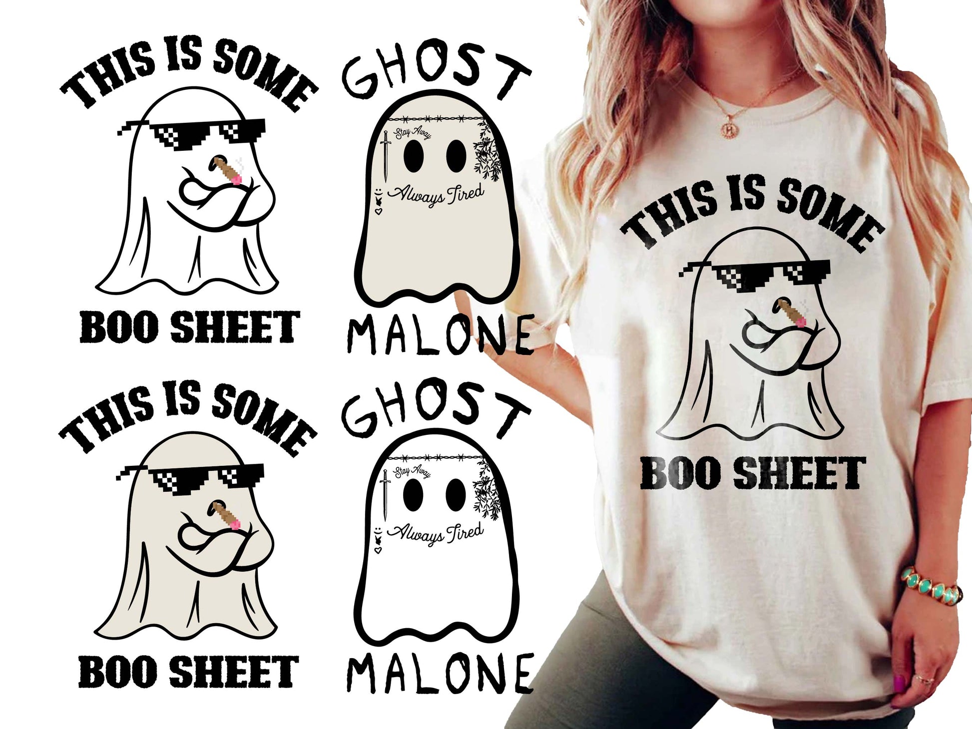 Ghost bundle svg, Cute ghost clipart, Spooky season svg, Ghost outline svg, Kids Halloween svg, Minimalist ghost svg, Love Halloween svg 